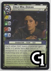 Vala Mal Doran, SG-1 Member